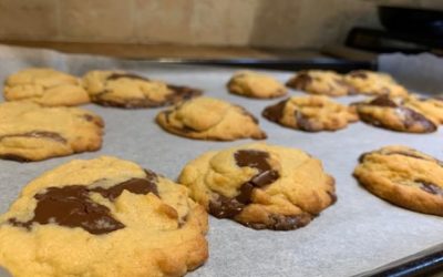 Mint And Milk Chocolate Cookies (soft bake)